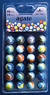 24 marbles in a 4 × 6 pattern.