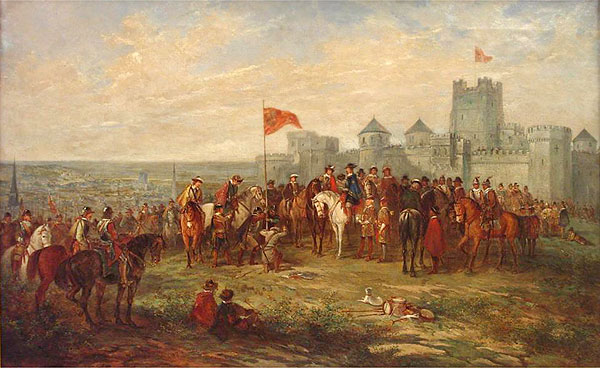 Charles I raising his Standard at Nottingham Castle, August 22nd, 1642