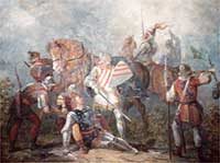 Death of Sir Jervais Clifton, at Bosworth Field
