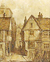 Old Nottingham, a street scene